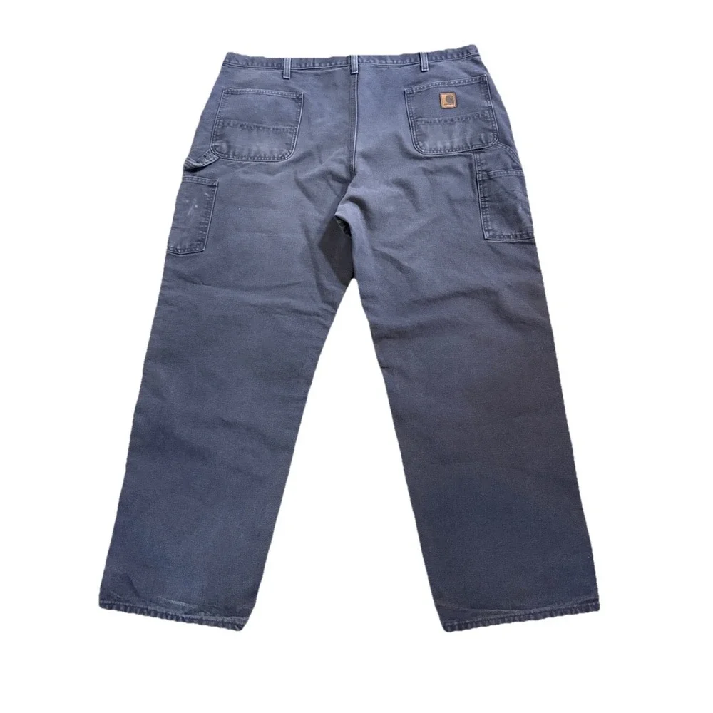 Carhartt Dungaree Carpenter Pants B11 PTB Petrol Blue 44x32‎ Faded Duck 2007